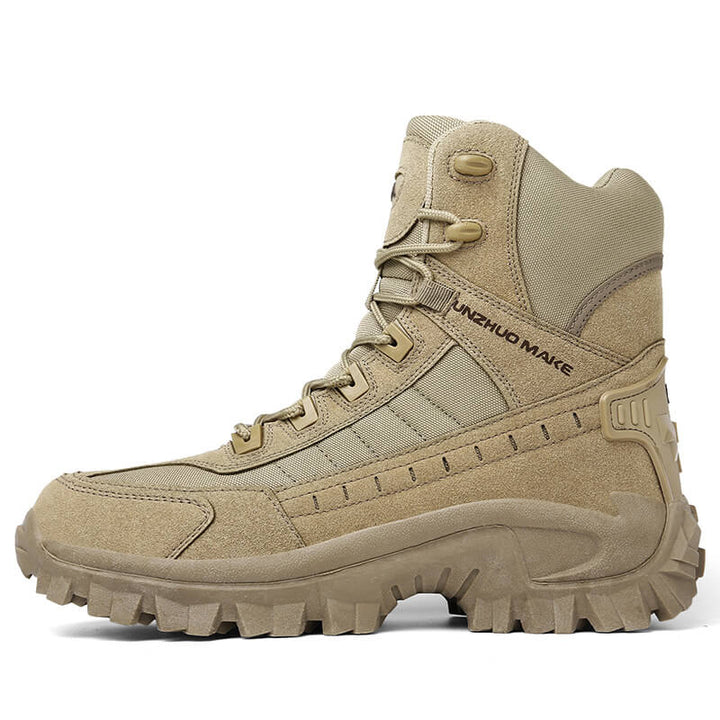Men's Waterproof Outdoor Puncture Resistant Work Combat Boots Military Boots - AIGC-DTG