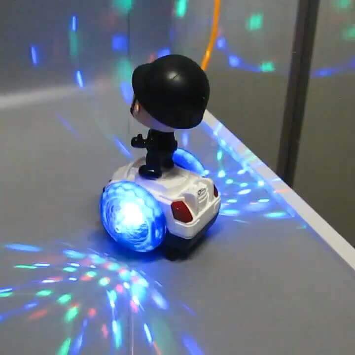 Balance Car Police Rotating Music Lighting Balance Car Toy - AIGC-DTG