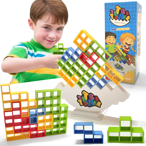 Balance Stacking Toys for Family Games, Building Blocks Jenga Tabletop Toys for Kids - AIGC-DTG