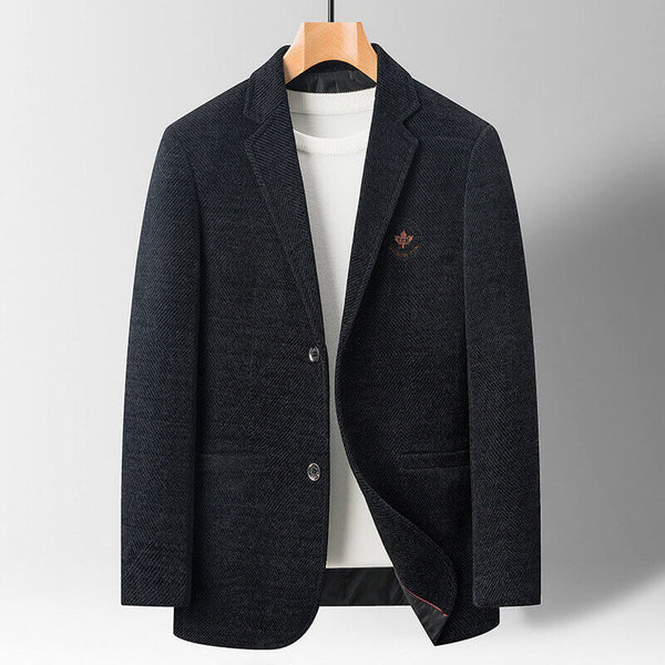 Men's Autumn/Winter Chenille Jacket Casual Suit - AIGC-DTG