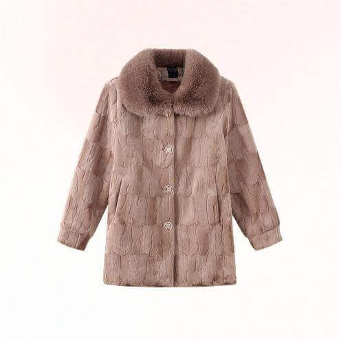 Women's Winter Fleece Warm Coat-Fashion & Casual - AIGC-DTG