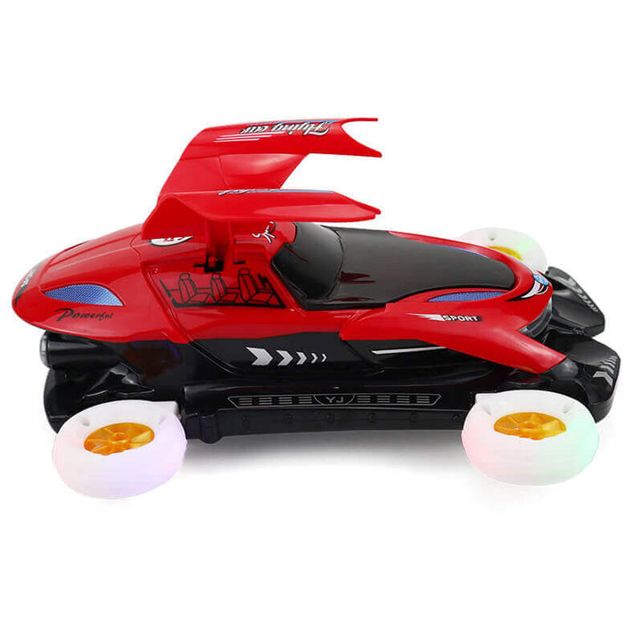 Electric Universal Four-wheel Rotating Flying Car-Light & Music - AIGC-DTG