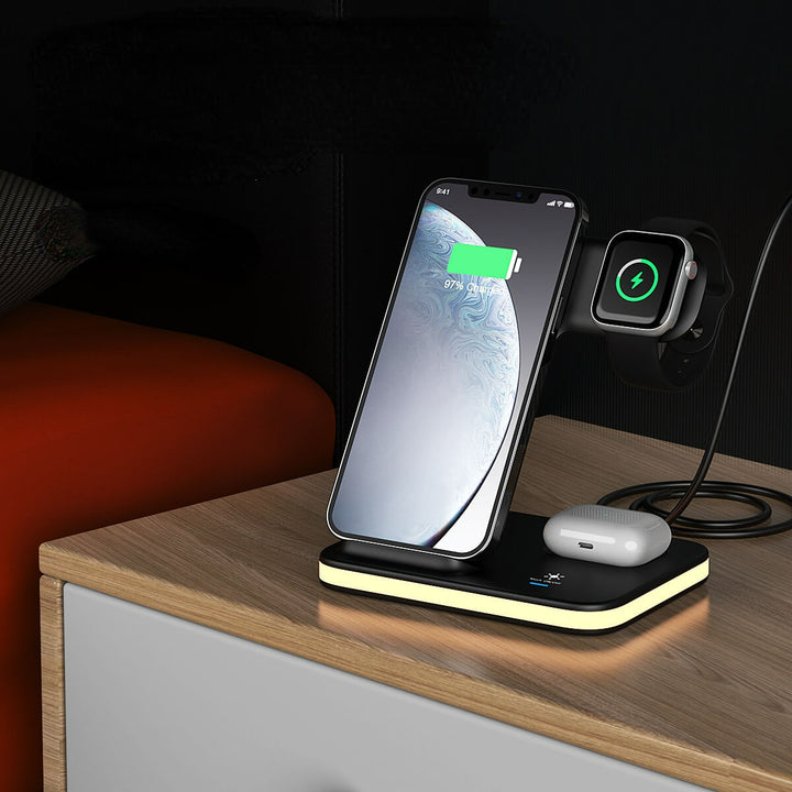 4-in-1 Wireless Charger-Multi-Function Fast Charging, Suitable for Apple/Android - AIGC-DTG