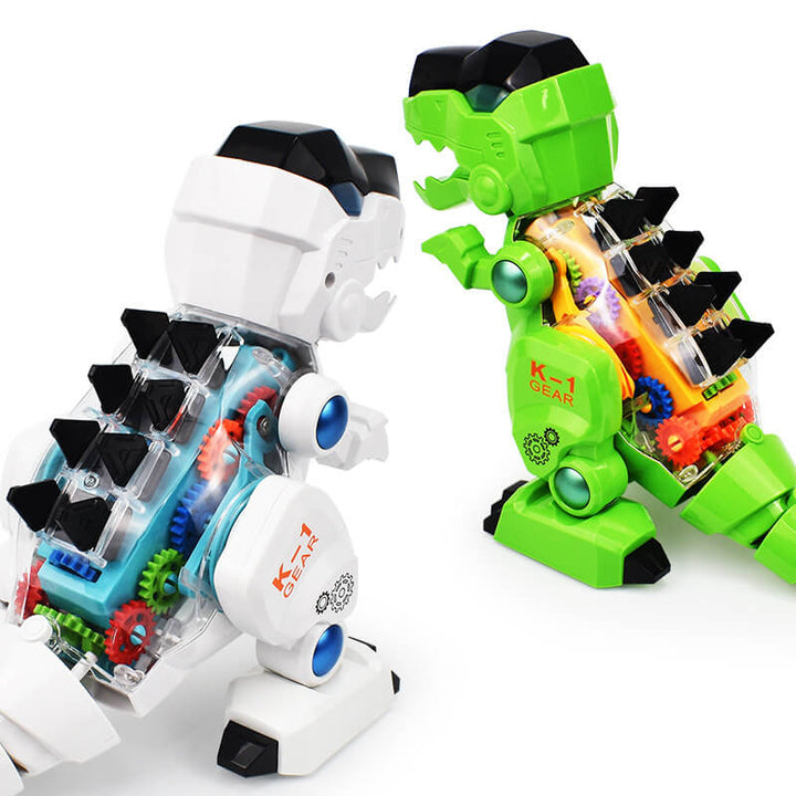 Electric Gear Mech Tyrannosaurus Rex Toy with Lights and Sounds(Battery is not included) - AIGC-DTG