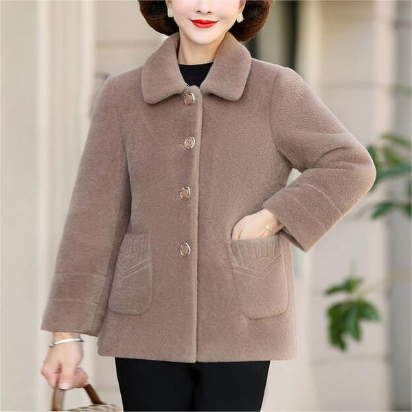 Autumn/winter Fleece Coat-Women's Short Fashionable Coat - AIGC-DTG