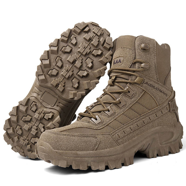Men's Waterproof Outdoor Puncture Resistant Work Combat Boots Military Boots - AIGC-DTG