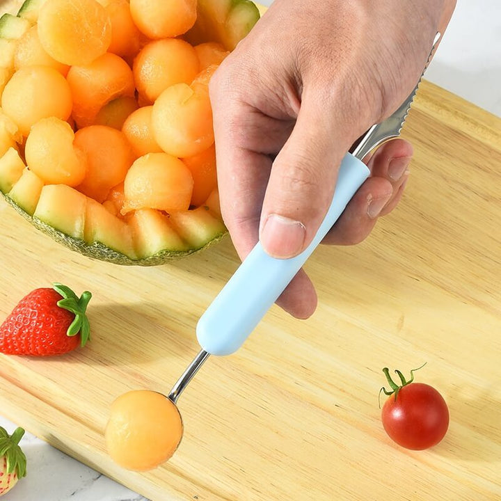Stainless Steel 3-Piece Fruit Carving Knife Set - AIGC-DTG