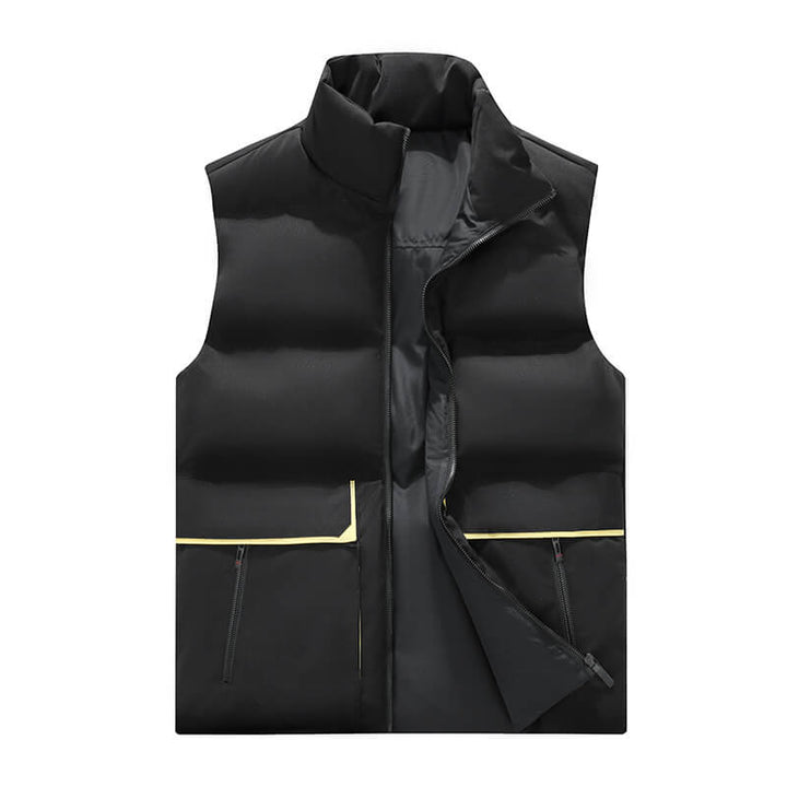Men's Winter Warm Down Coats Vest Fashion Outdoor Puffer Vest - AIGC-DTG
