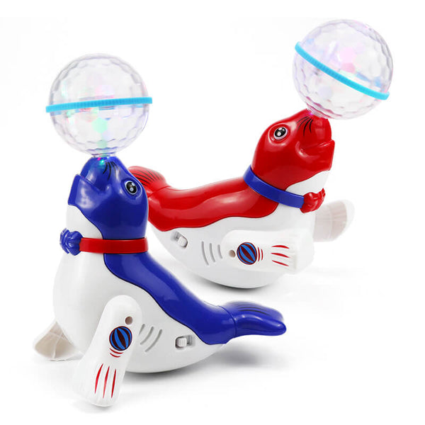 Universal Rotating Ball Sea Dolphin Electric Toy-Light & Music - AIGC-DTG