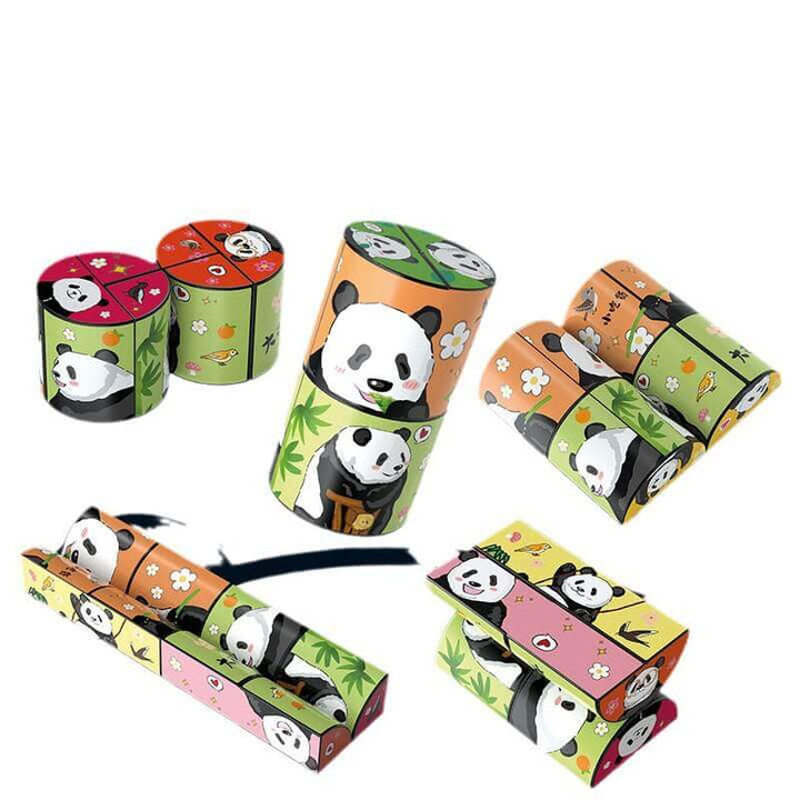 Variety of Rubik's Cube 3D Panda Rubik's Cube-Puzzle and Decompression Toy - AIGC-DTG