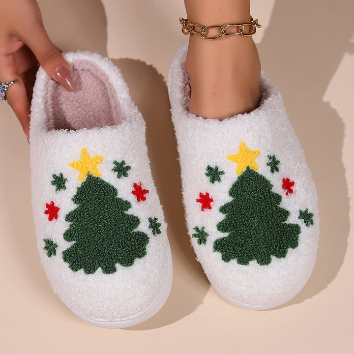 Winter Christmas Cotton Slippers-Home Couple Indoor Slippers - AIGC-DTG