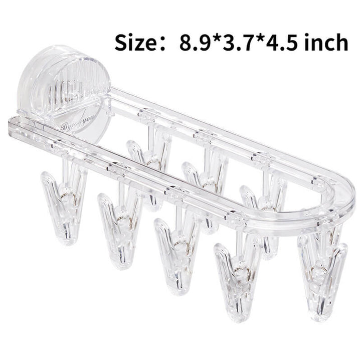 Indoor Multi-Clip Suction Cup Clothes Hanger - AIGC-DTG