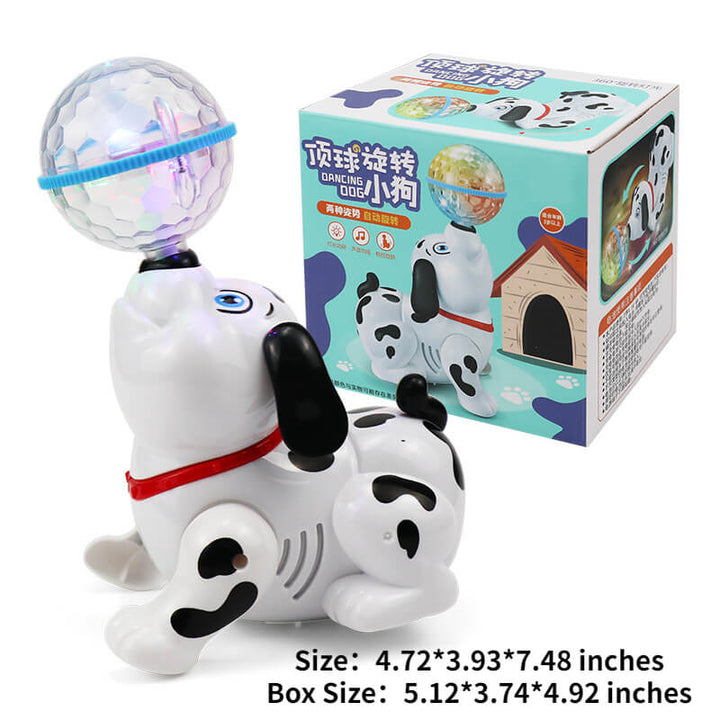 Universal Projection Dancing Rotating Ball Puppy Electric Toy-Light & Music - AIGC-DTG