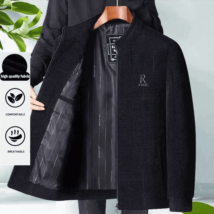 Men's Loose Casual Single-lining Fabric Jacket - AIGC-DTG