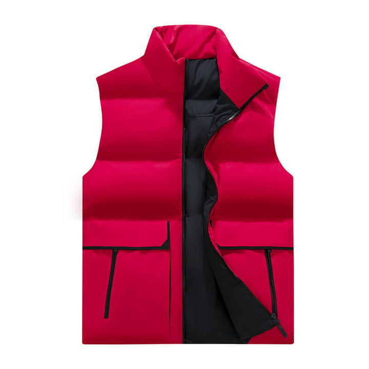 Men's Winter Warm Down Coats Vest Fashion Outdoor Puffer Vest - AIGC-DTG