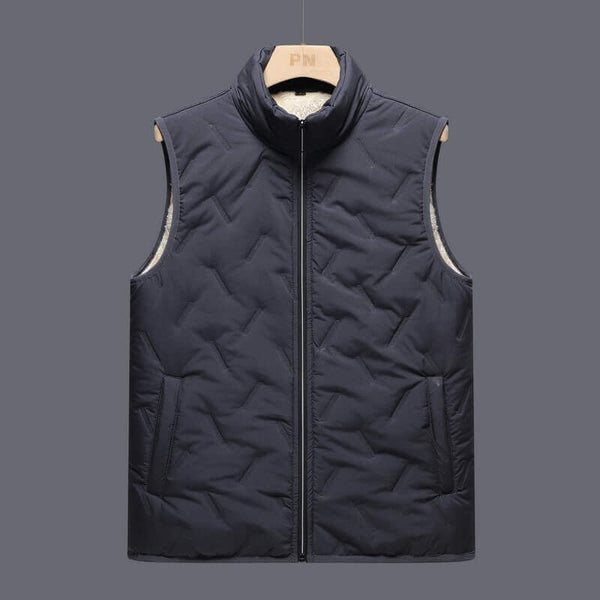Men's Warm Down Cotton Vest-Fleece & Thickened - AIGC-DTG