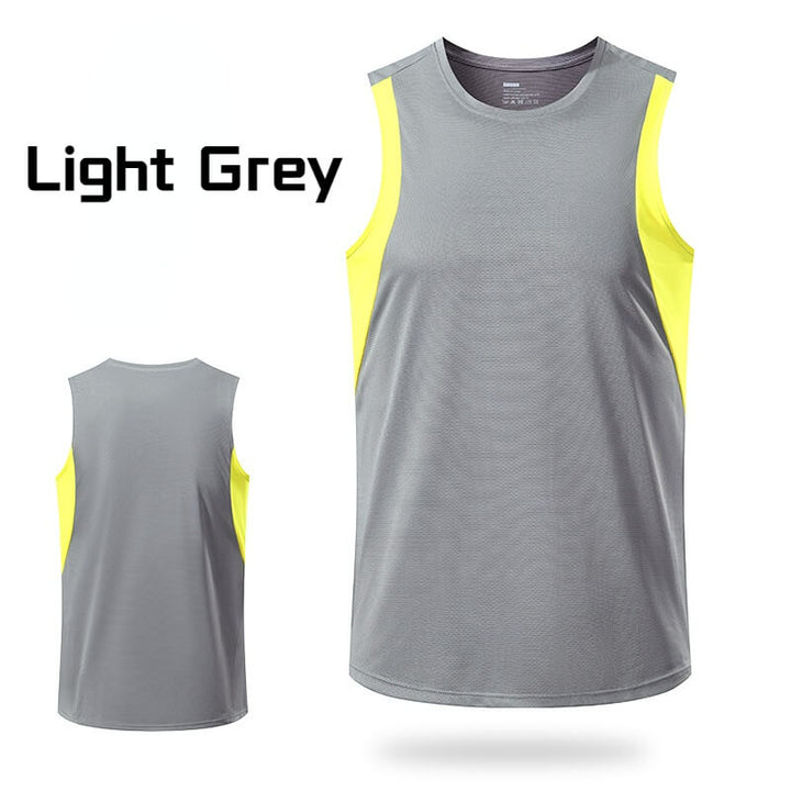 Men's Summer Quick Dry Loose Breathable Sleeveless Sports Tank Top - AIGC-DTG