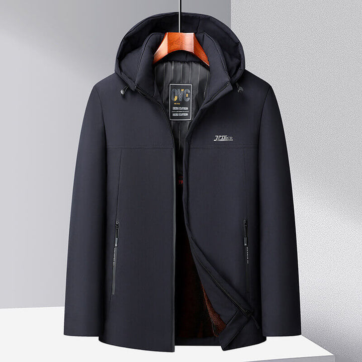 Men's Winter Fleece Warm Casual Cotton Jacket - AIGC-DTG