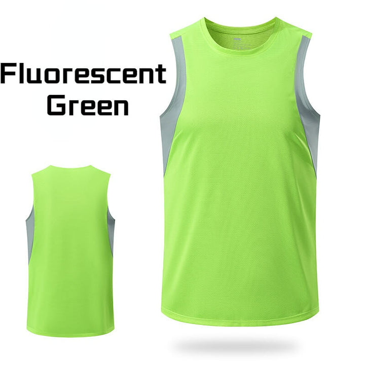 Men's Summer Quick Dry Loose Breathable Sleeveless Sports Tank Top - AIGC-DTG