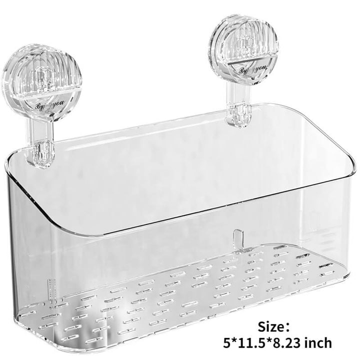 Bathroom/Kitchen Suction Cup Storage Rack-Punch-free Storage Basket Box - AIGC-DTG