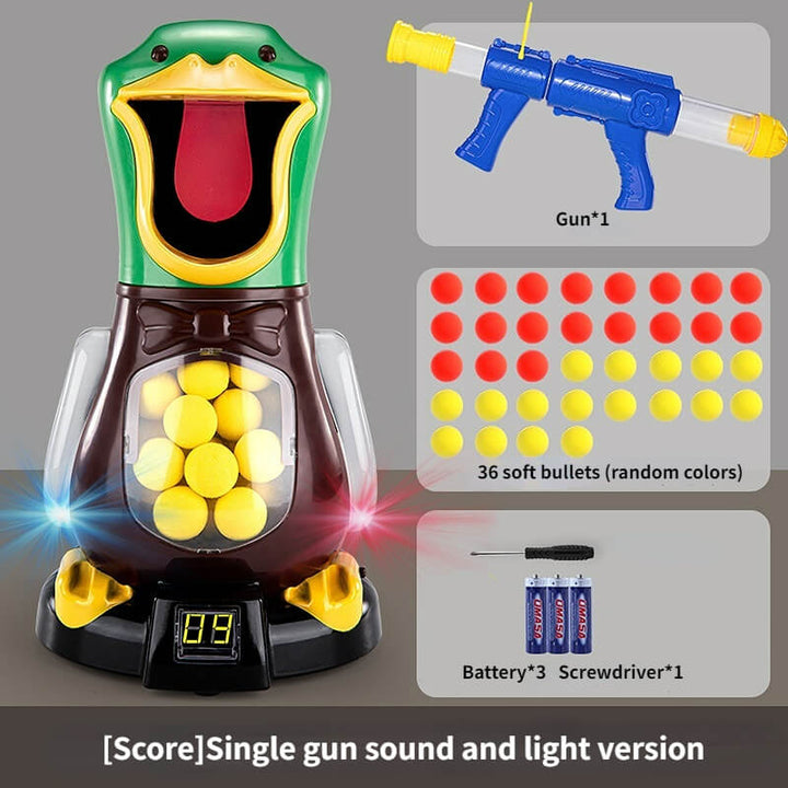 Hit Me Duck Shooting Toy - Sound/Light Electric Toy - AIGC-DTG