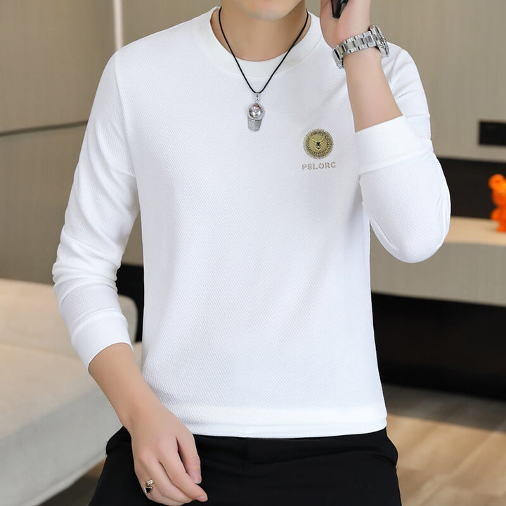 Men's Long Sleeve Slim Fit Shirt-Personalized Printing - AIGC-DTG