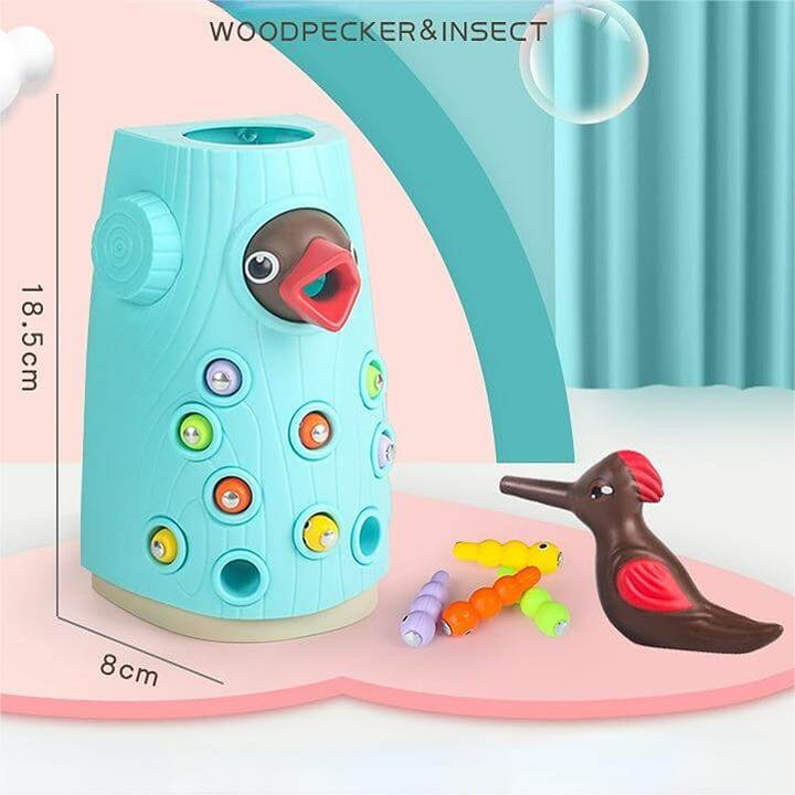 Woodpecker Catching Insects Kids Education Toys - AIGC-DTG