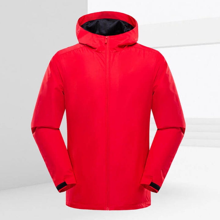 Men's Single-Layer Solid Color Outdoor Assault Jacket: Windproof and Waterproof - AIGC-DTG