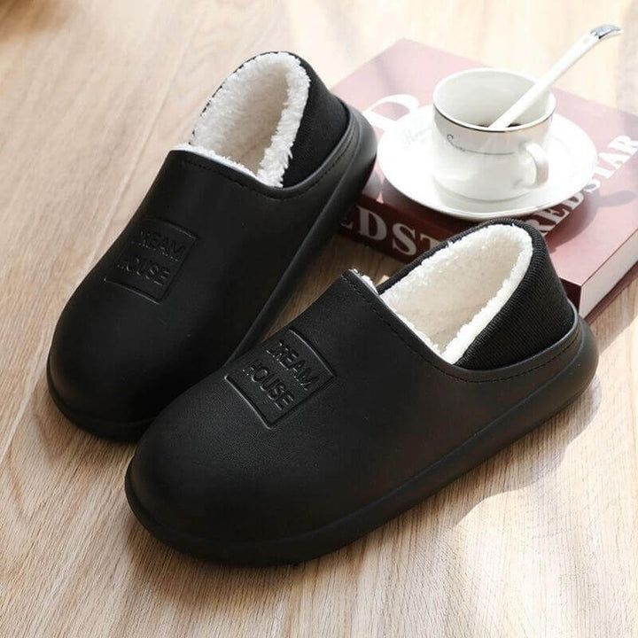 Indoor Home Soft Sole Warm Thickened Waterproof Cotton Slippers - AIGC-DTG