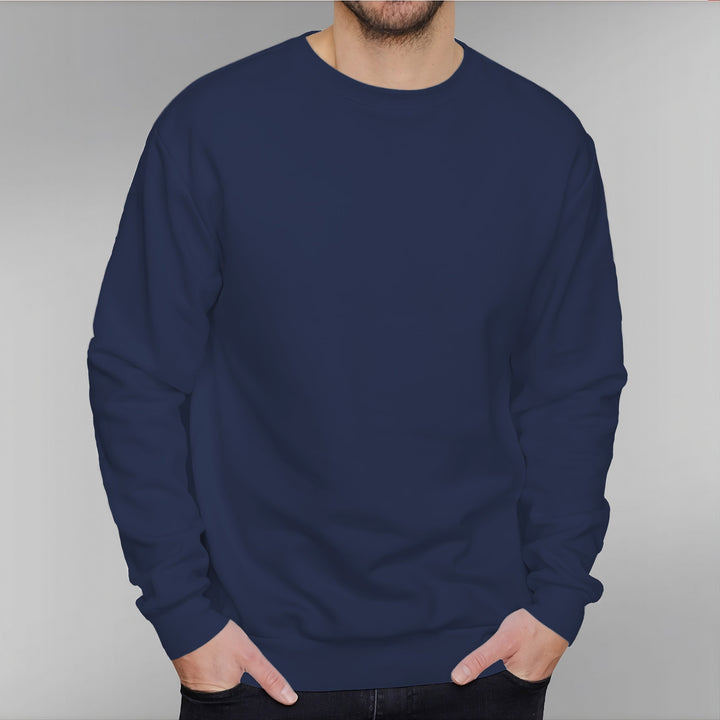 Custom Printed Men's 330gm Cotton Crew Neck Sweatshirt - AIGC-DTG