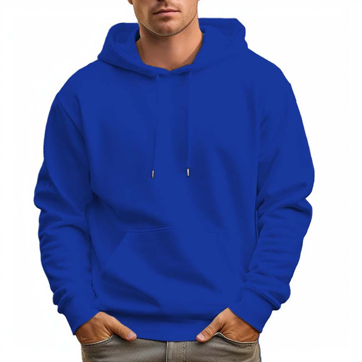 Custom Men's Pullover Hoodie Casual Drawstring with Pockets - AIGC-DTG