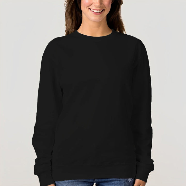 Custom Printed Women's Crew Neck Pullover Cozy Sweatshirt - AIGC-DTG