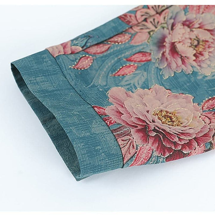 Women's Tie Dyed Loose Comfortable Shirt - Exquisite Print Design - AIGC-DTG