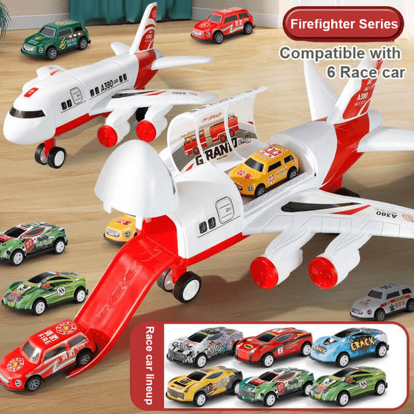 Multi-Functional Airplane Inertia Track Gliding Toy Car