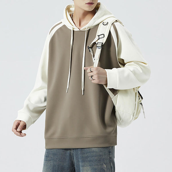 Men's Long-Sleeved Hoodies Fashionable Casual And Loose In Three Styles - AIGC-DTG