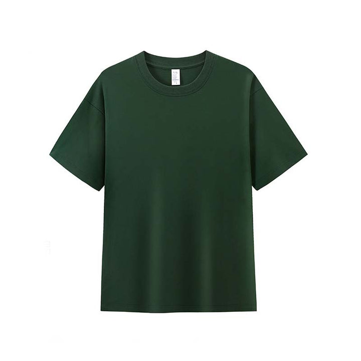 Women's Crewneck Short Sleeve Cotton T-Shirt - 15 Colors - AIGC-DTG