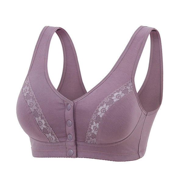 Front Buckle Wireless Camisole Bra, no steel ring - AIGC-DTG