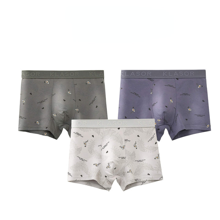 Men's Boxer Briefs Soft and Breathable Cotton Underwear - AIGC-DTG