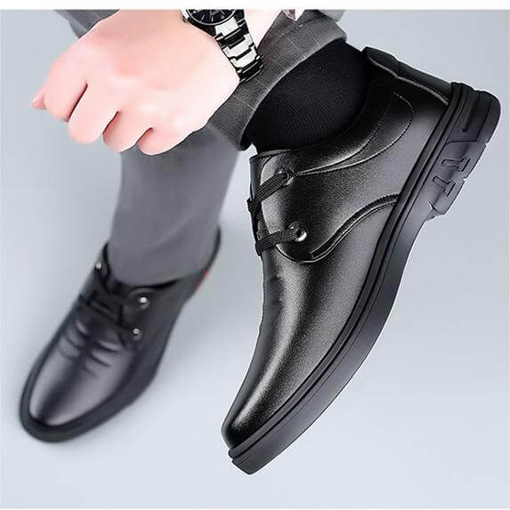 Men's Business Casual Shoes Soft Leather Shoes - AIGC-DTG