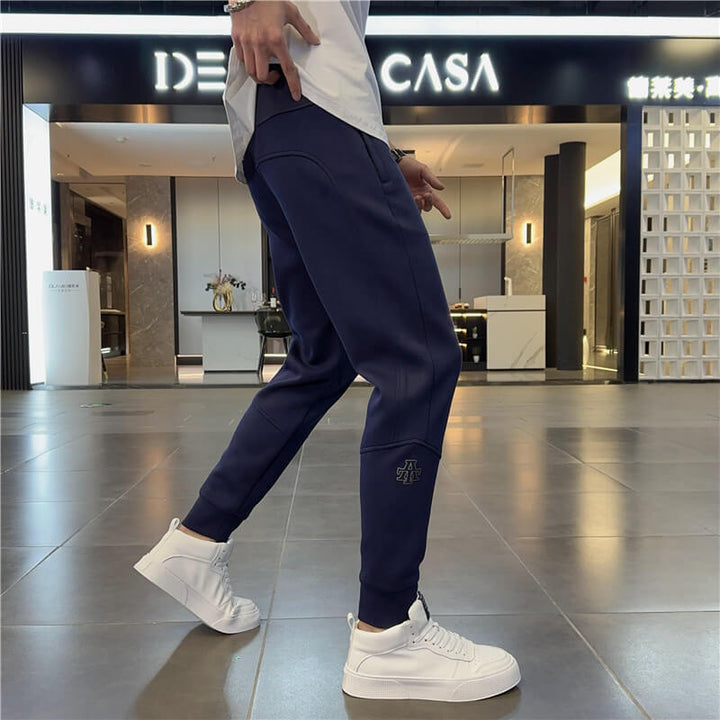 Men's Casual Jogger Pants Fashionable Embroidered Casual Pants - AIGC-DTG