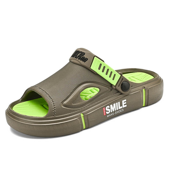 Men's Summer Beach Sandal Slippers Non-Slip Cushioned - AIGC-DTG