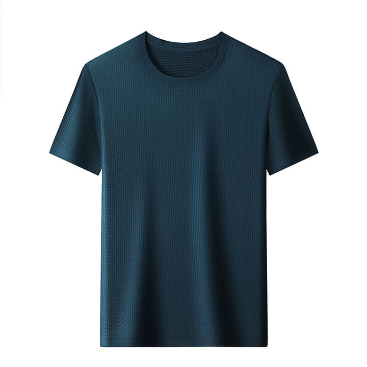 Men's Ice Silk Short Sleeve T-Shirt Summer Cool Tee - AIGC-DTG