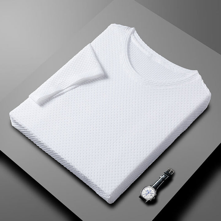 Men's Ice Silk Short Sleeve T-Shirt Summer Cool Tee - AIGC-DTG