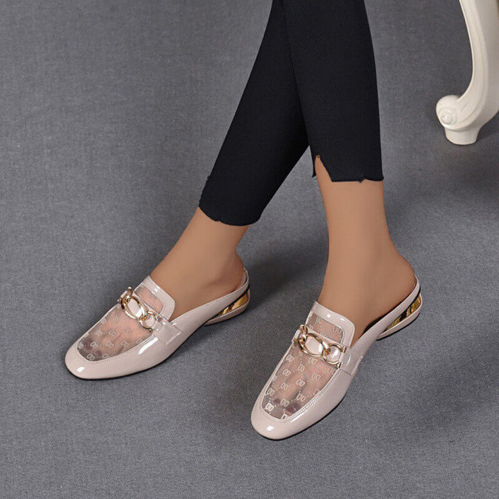 Women's Casual Mesh Slippers Breathable Lazy Sandals Elegant - AIGC-DTG