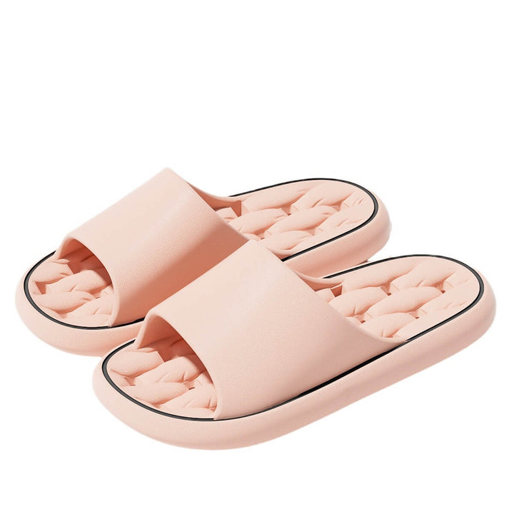 Anti-Skid Quick-Drying EVA Couple Slippers for Bathroom, with Drainage - AIGC-DTG