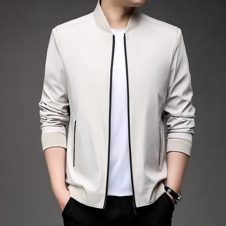 Men's Business Casual Jacket Spring Jacket Solid Color - AIGC-DTG