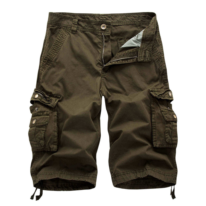 Men's Cargo Shorts Work Shorts Loose Fit Knee Length Shorts - AIGC-DTG