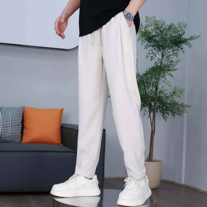 Men's Straight Leg Trousers Versatile Casual Pants - AIGC-DTG
