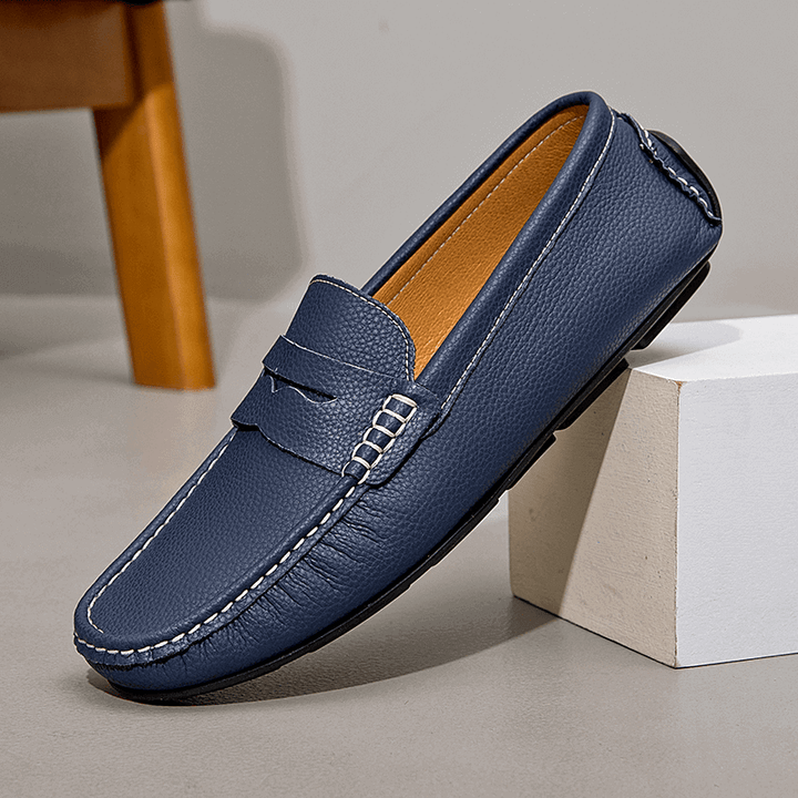 Men's Driving Shoes Slip On Loafer Shoes Plus Size - AIGC-DTG