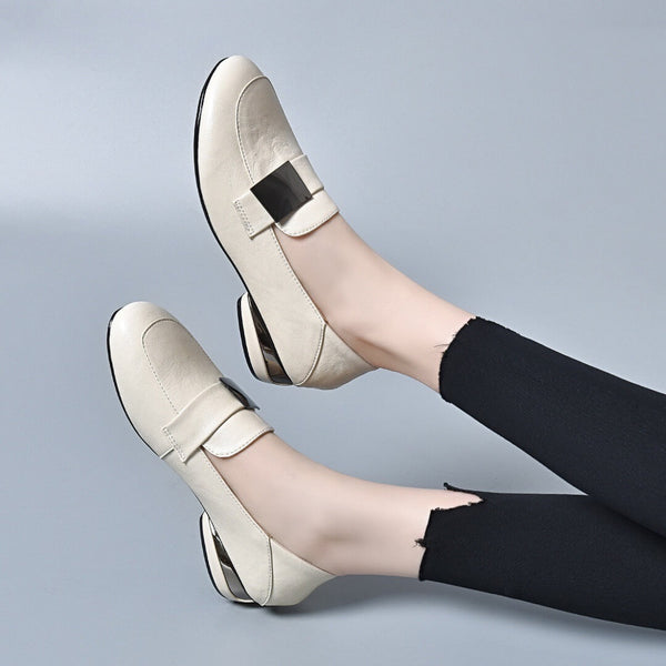 Women's Slip On Loafer Shoes Soft Sole Fashion Elegant Flats
